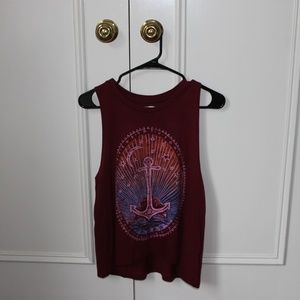 NWT Billabong Graphic Anchor Muscle Tee